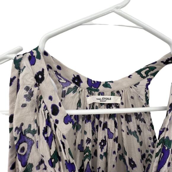 Isabel Marant Etoile Top Size 40 US 8 Blouse Shirt Sleeveless Rayon - Picture 3 of 5